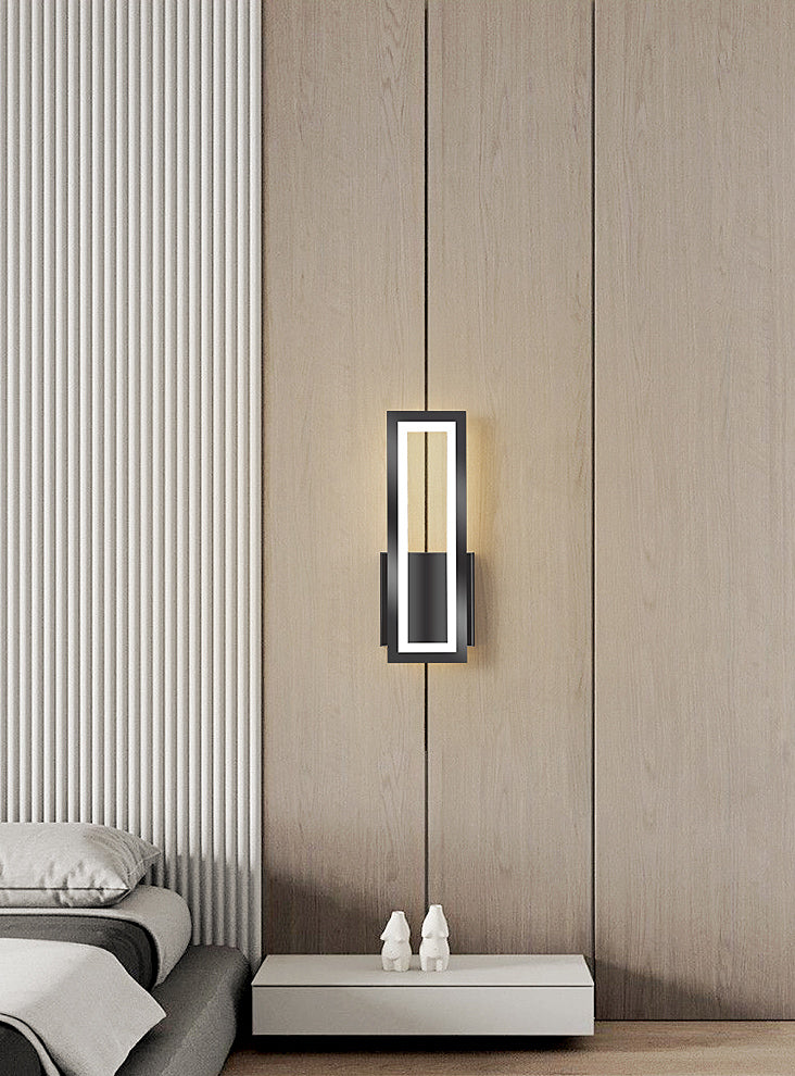 Rechthoekige wandverlichting armaturen moderne minimalistische stijl acryl wandlicht