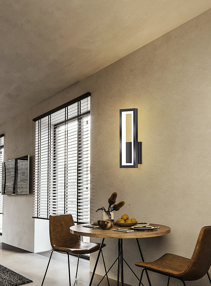 Rechthoekige wandverlichting armaturen moderne minimalistische stijl acryl wandlicht