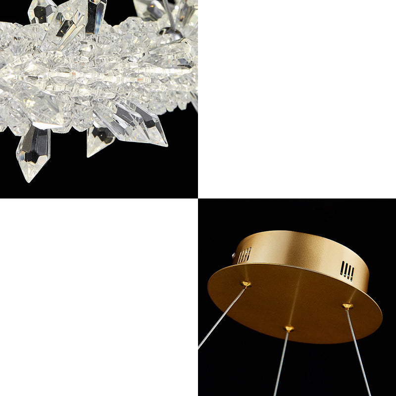 Lampade per lampadari a LEDELIE LED SIMPLICITÀ MODERNY GARLA LEDE LUMI DI CRIDURO CRIDUNGE PENDANTI PER RISTATO