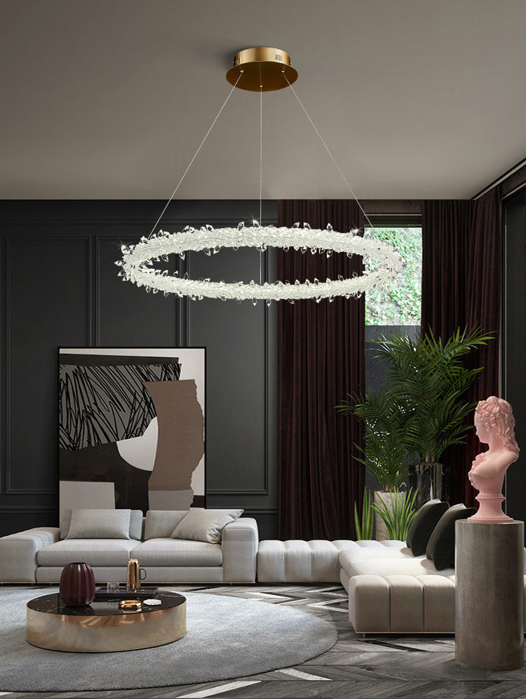 Lampade per lampadari a LEDELIE LED SIMPLICITÀ MODERNY GARLA LEDE LUMI DI CRIDURO CRIDUNGE PENDANTI PER RISTATO