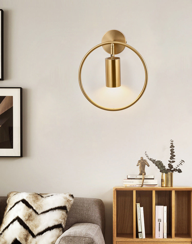 Cylinder Wall Light Sconce Nordic Luxury Style 1 Light Sconces