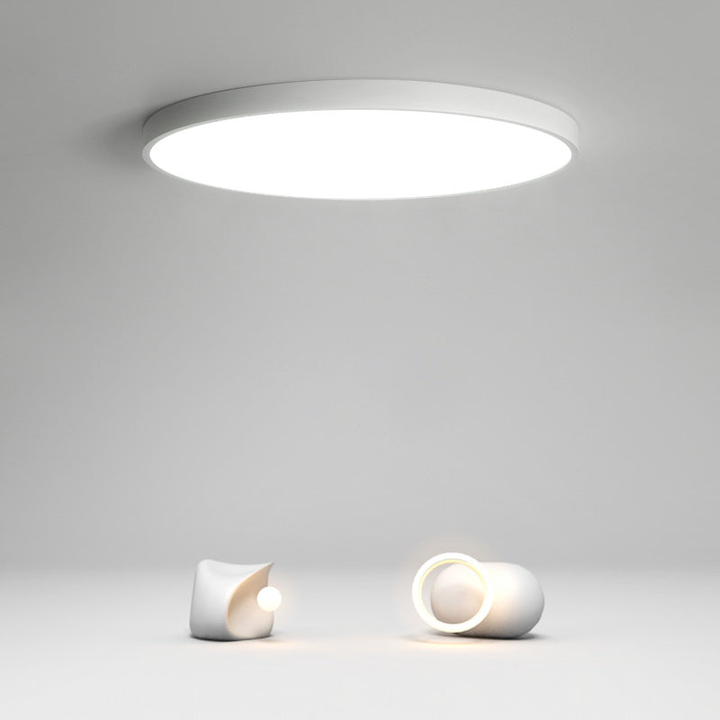 Ultra-thin Round Flush Mount Ceiling Lights Minimalist LED Flush Ceiling Lights for Bedroom