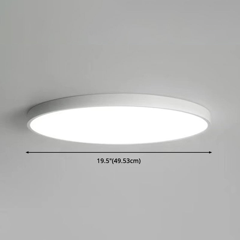 Lampade da soffitto ultrasottili rotonde del montaggio a incasso minimaliste LED per la camera da letto