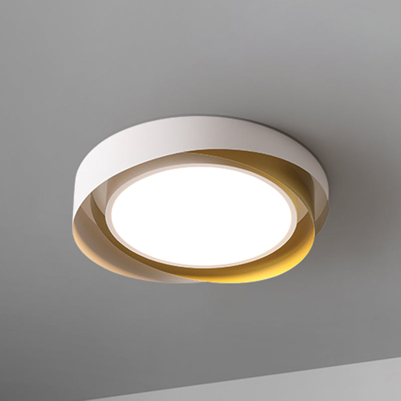 Nordic Modern Flush Mount Ceiling Light LED Spiral Flush Mount Lighting for Bedroom