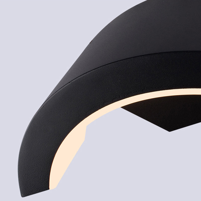 Curve Wall Light Sponce Modern Minimalist Style Fonces de aluminio