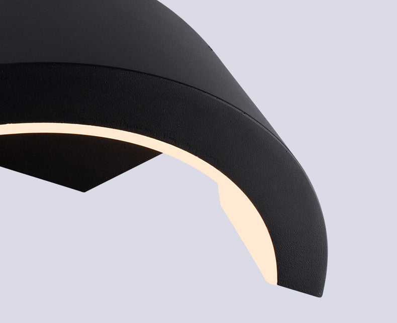 Curve Wall Light Sponce Modern Minimalist Style Fonces de aluminio