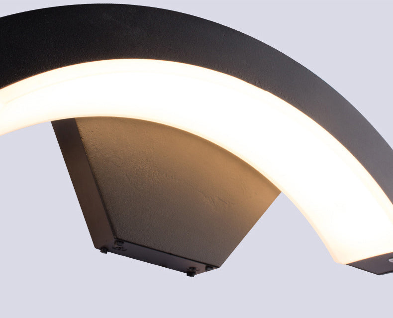 Curve Wall Light Sponce Modern Minimalist Style Fonces de aluminio