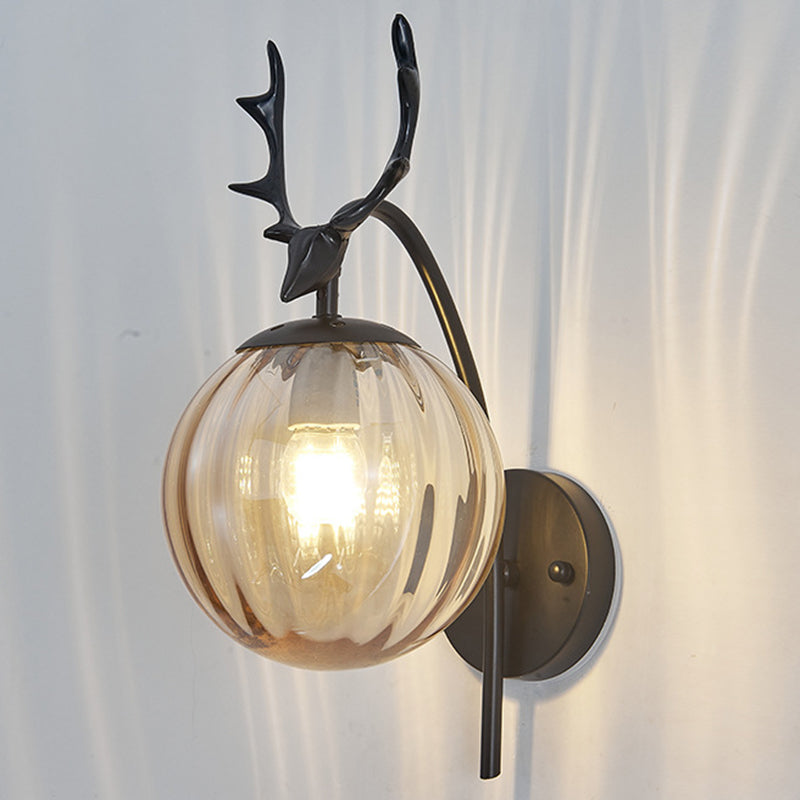 Modern Creative Style Global Wall Light Sconce Glass 1 Sconces Light