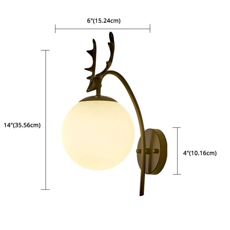 Modern Creative Style Global Wall Light Sconce Glass 1 Sconces Light