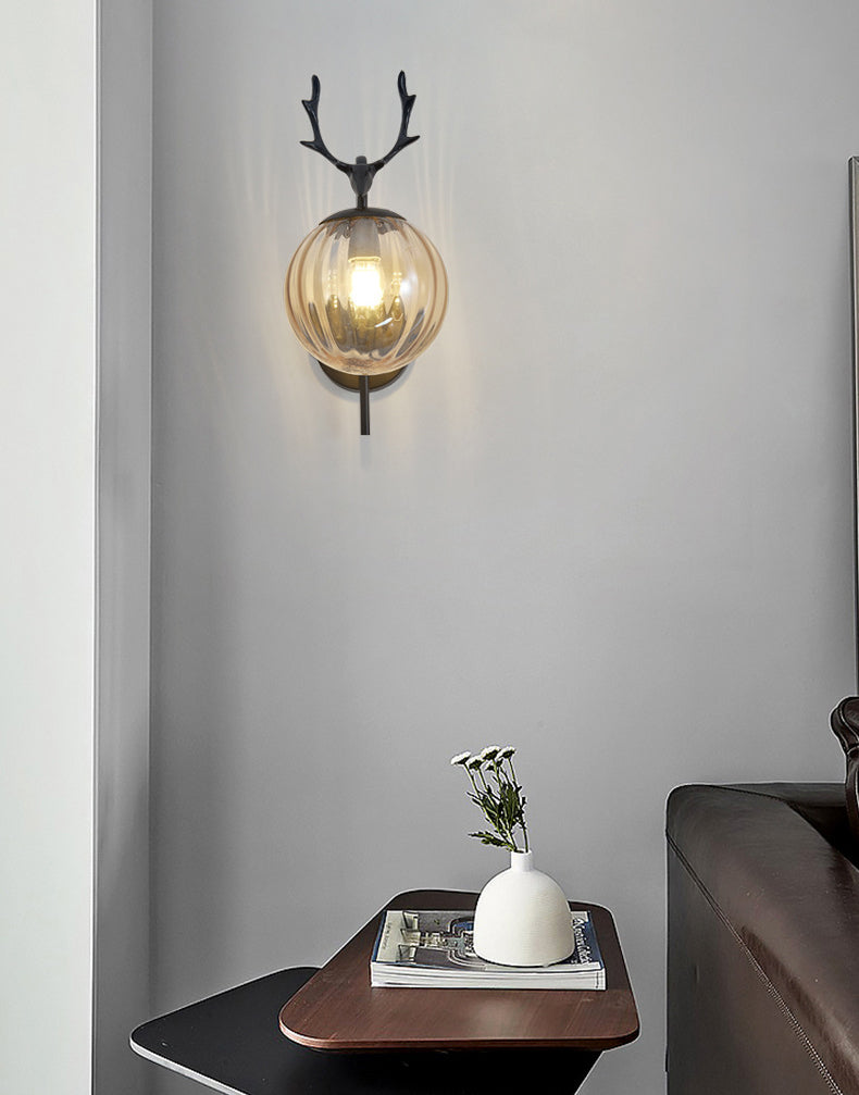 Modern Creative Style Global Wall Light Sconce Glass 1 Sconces Light