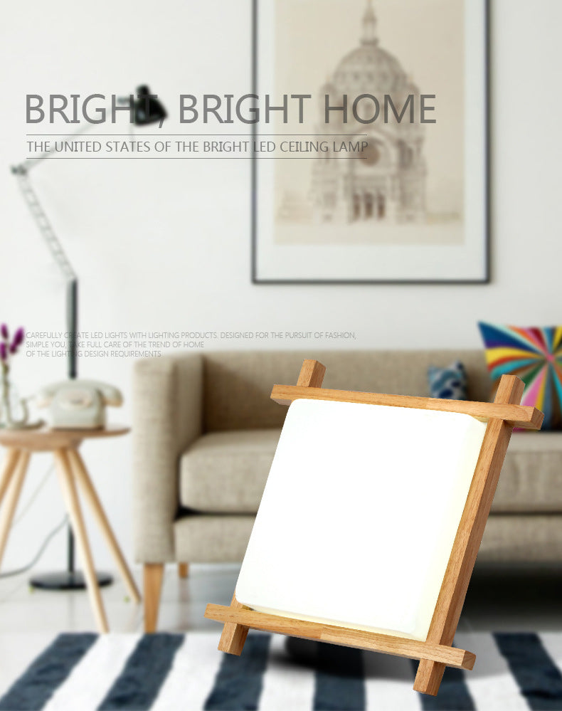 Quadratische Acryl-Einbauleuchte LED-Deckenleuchte im modernen Stil in Beige