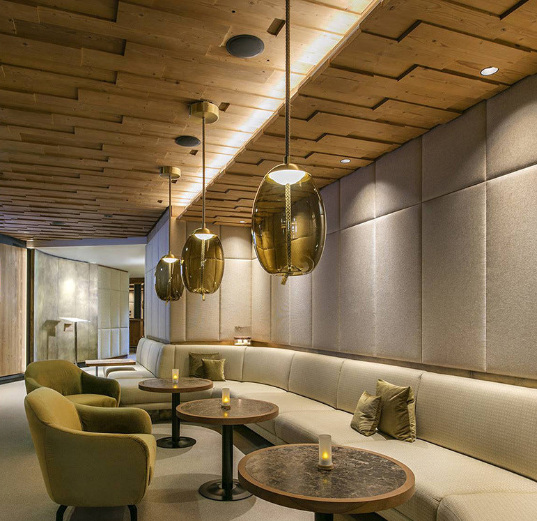 1 Light Mason Jar Pendant Light Modern Hand Blown Glass Shade Hanging Lamp for Living Room