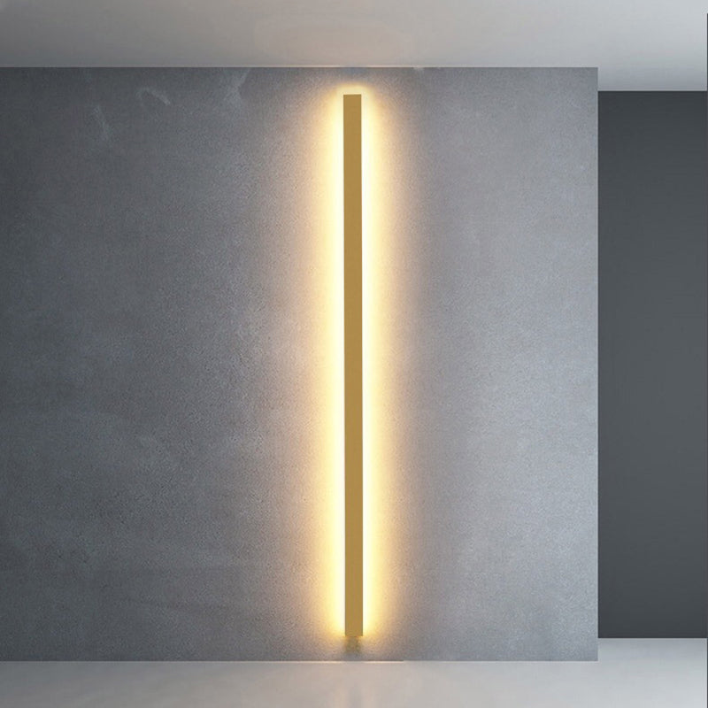 Luz de la pared lineal lámpara nórdica estilo minimalista de aleación de aluminio de aluminio