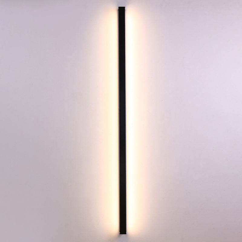 Luz de la pared lineal lámpara nórdica estilo minimalista de aleación de aluminio de aluminio