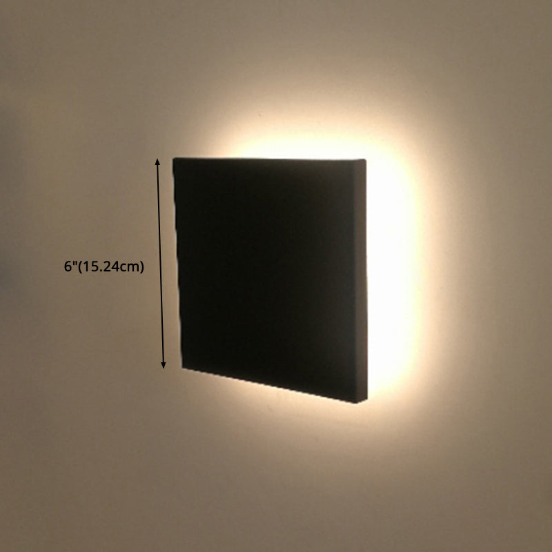 Geometrische Wandleuchte moderne minimalistische Aluminiumwandlampe