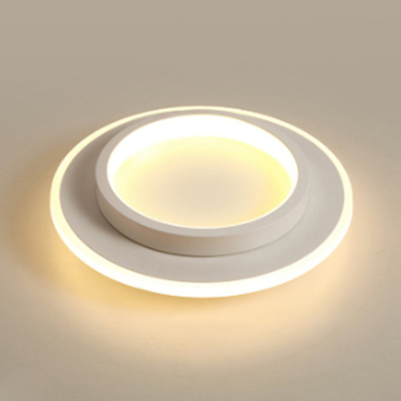 Geometric Acrylic Close to Ceiling Lamp Contemporary LED Close to Ceiling Lighting Fixture