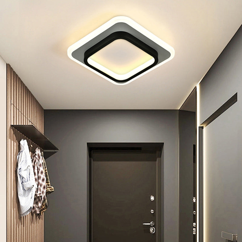 Geometric Acrylic Close to Ceiling Lamp Contemporary LED Close to Ceiling Lighting Fixture