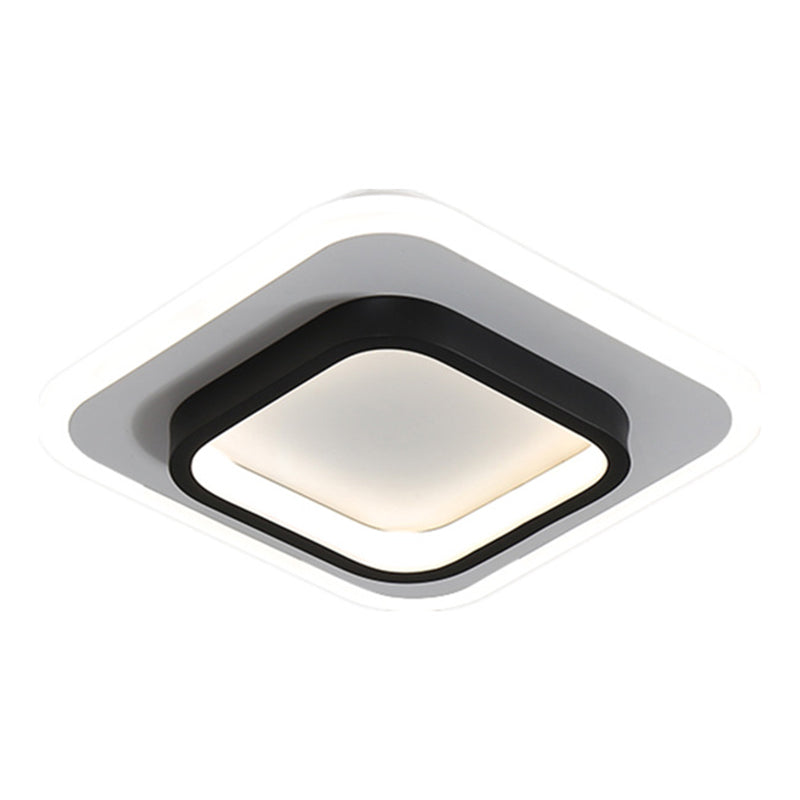 Geometric Acrylic Close to Ceiling Lamp Contemporary LED Close to Ceiling Lighting Fixture