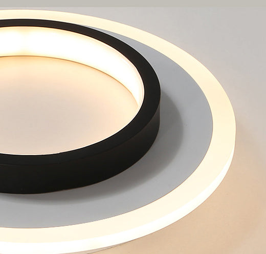 Geometric Acrylic Close to Ceiling Lamp Contemporary LED Close to Ceiling Lighting Fixture