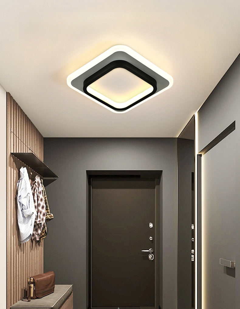 Geometric Acrylic Close to Ceiling Lamp Contemporary LED Close to Ceiling Lighting Fixture