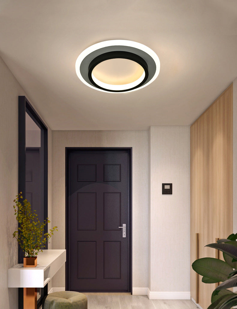 Geometric Acrylic Close to Ceiling Lamp Contemporary LED Close to Ceiling Lighting Fixture