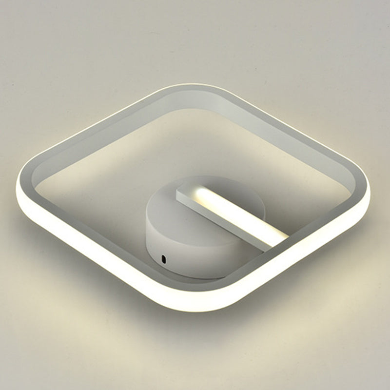 Geometric Ceiling Flush Mount Light Modern Acrylic LED Aisle Ceiling Light Fixture