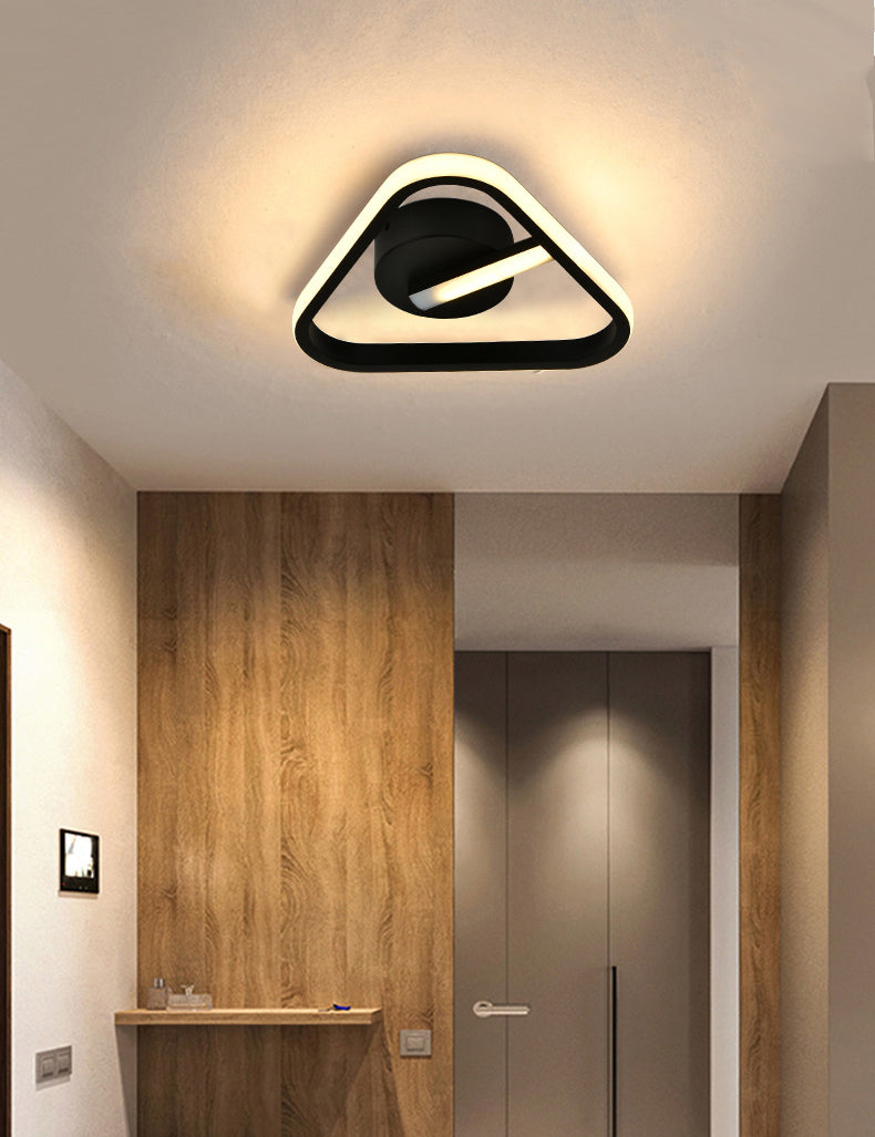 Geometric Ceiling Flush Mount Light Modern Acrylic LED Aisle Ceiling Light Fixture