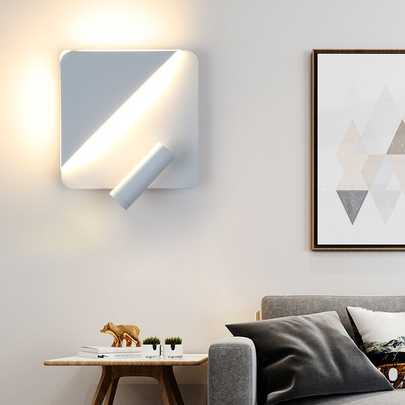 Modern Simplicity Geometric Wall Lamps Acrylic Wall Lighting Fixtures for Bedroom