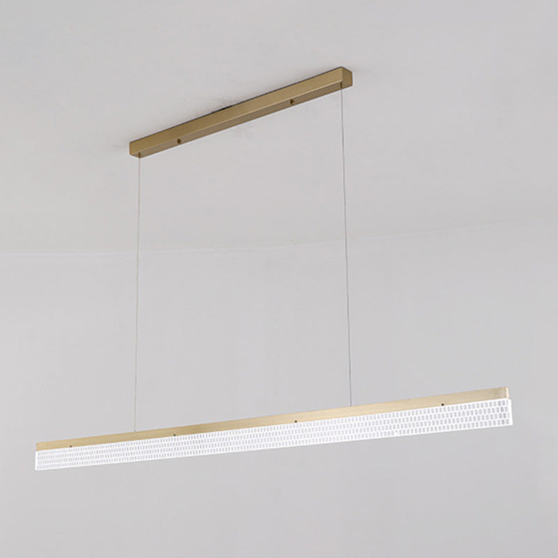 Lumières de lustre en cercle contemporain