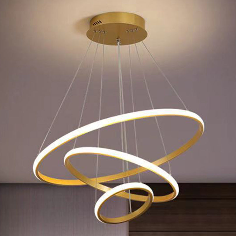 Semplicità ultra-moderna a led orbicolare lampada lampada a sospensione metallica luce a sospensione per ristorante