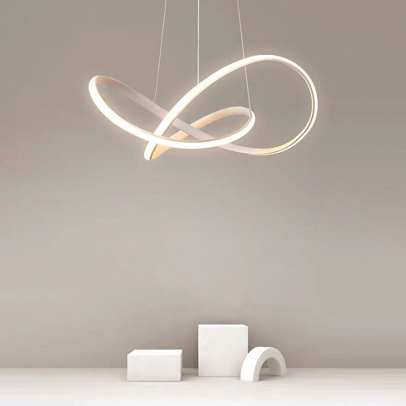 Lampada a sospensione a sospensione contemporanea a pendente a sospensione Twist per ristorante