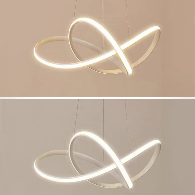 Lampada a sospensione a sospensione contemporanea a pendente a sospensione Twist per ristorante