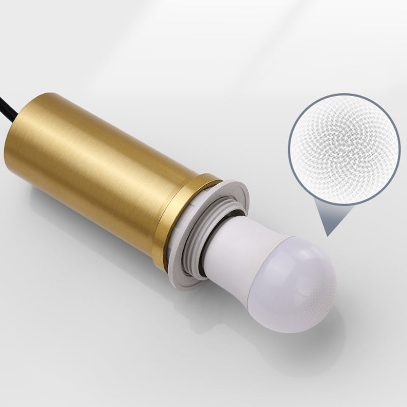 Adjustable Angle 1 Light Cylinderical Wall Sconce Nordic Luxury Style Metal Sconces