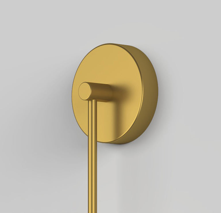 Verstellbares Licht 1 leichte kreisförmige Wandleuchter nordischer Luxusstil Metallleuchten