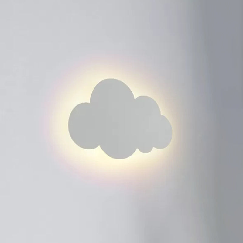 Cloud-shaped Wall Sconce Nordic Minimalist Style Iron 1 Light Sconces