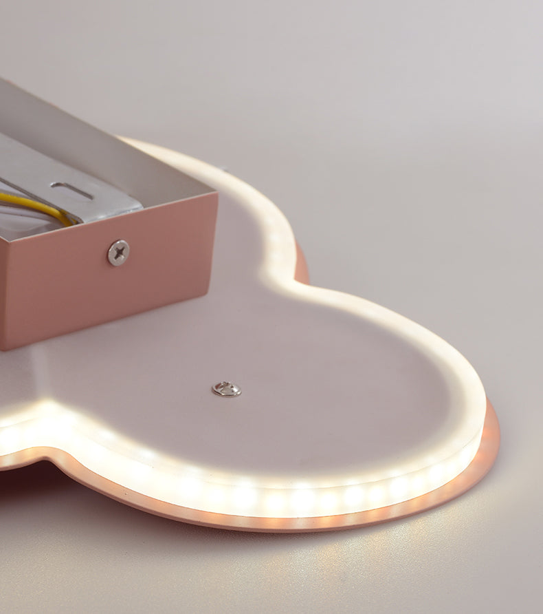 Cloud-shaped Wall Sconce Nordic Minimalist Style Iron 1 Light Sconces