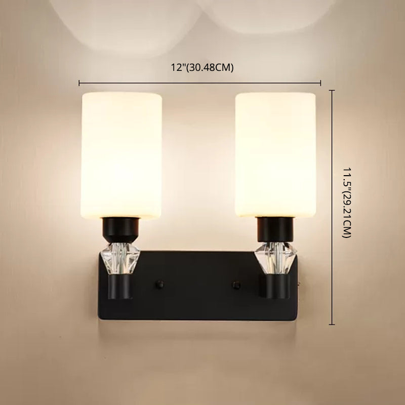 Cylinderical Wall Sconce Nordic Minimalist Style Iron Sconce Wall Light