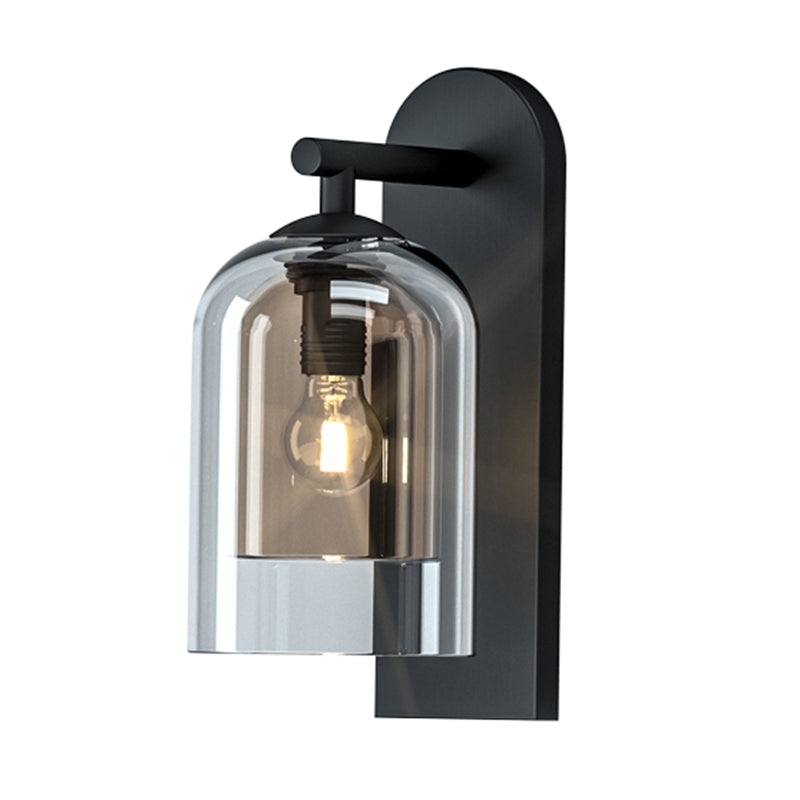 Schattierte Leuchten Wandleuchte nordisch minimalistische Glas 1 leichte Leuchten für das Wohnzimmer