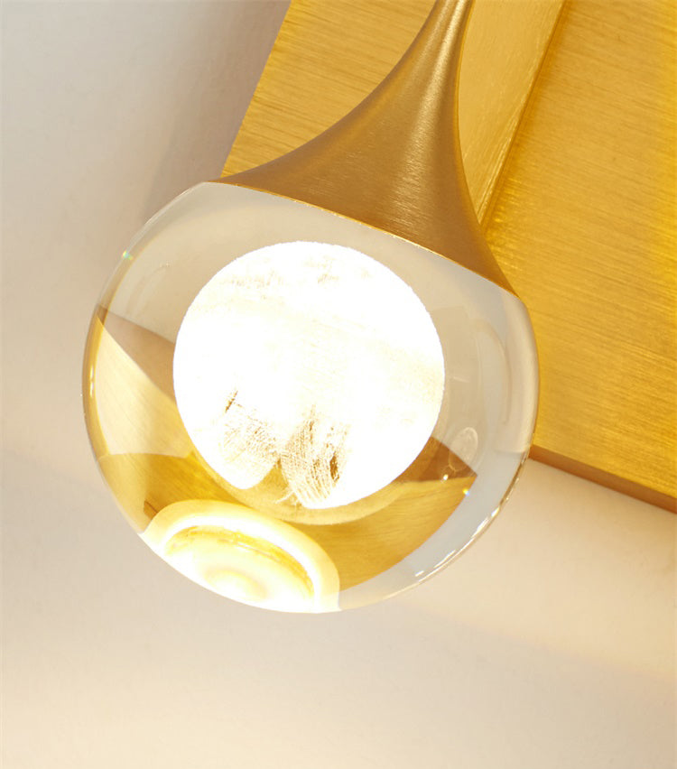 Moderne creatieve stijl Globe Wall Schonce Crystal 1 Light Sconces