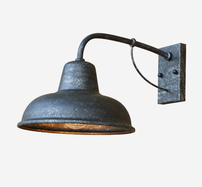 American Retro Industrial Style Saucer Wall Sponce Metal 1 Light Sponces