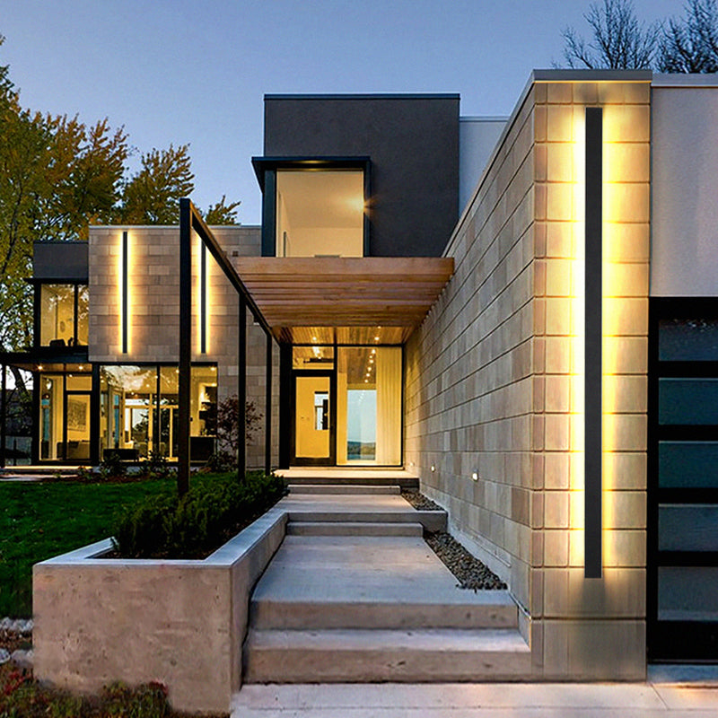 Moderner Stil Linearer Leuchtenleuchten Acryl 1 leichte Leuchten für Outdoor