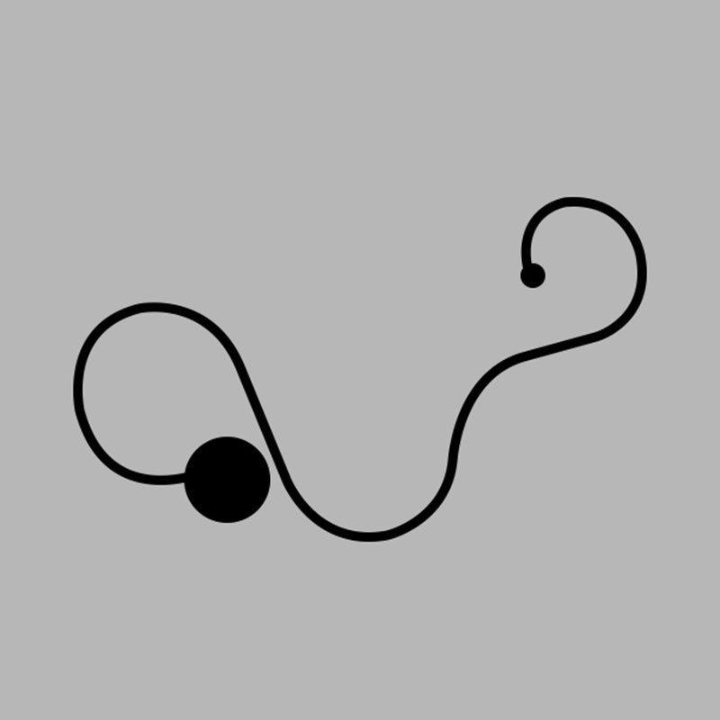 Curve Sconce Light Fixture Modern Minimalist Style Acrylic 1 Light Sconces