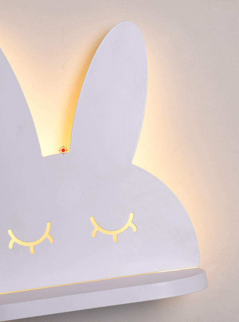 1-Light Sconce Light Fixture Creative Macaron Style Plastic Sconces for Bedroom