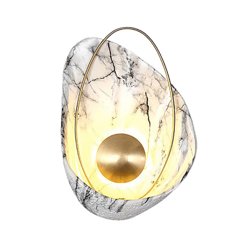 Conchoidal SCONCE LICTE FICTURE Moderne Creative Style Resin 1 Light Sconces