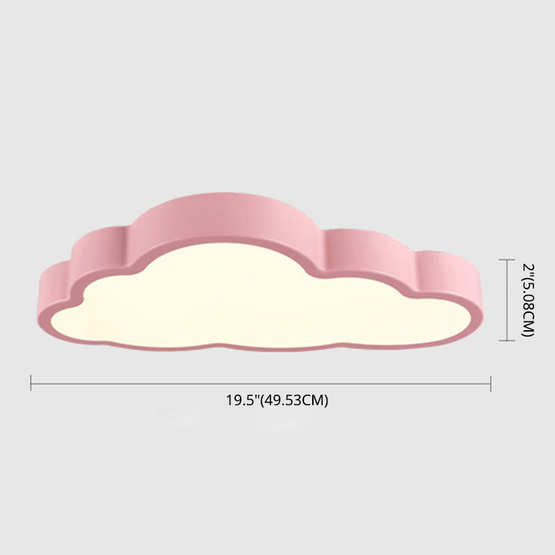 Luz de techo empotrada moderna LED de acrílico con luz de techo empotrada para dormitorio en la nube