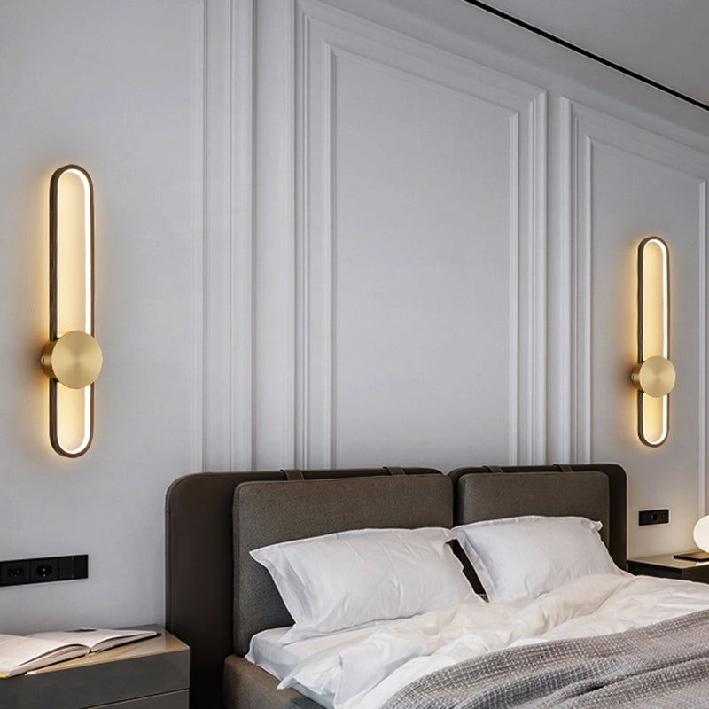 Estilo de lujo moderno Lineal Mall Donce Copper 1 Discontros de luz