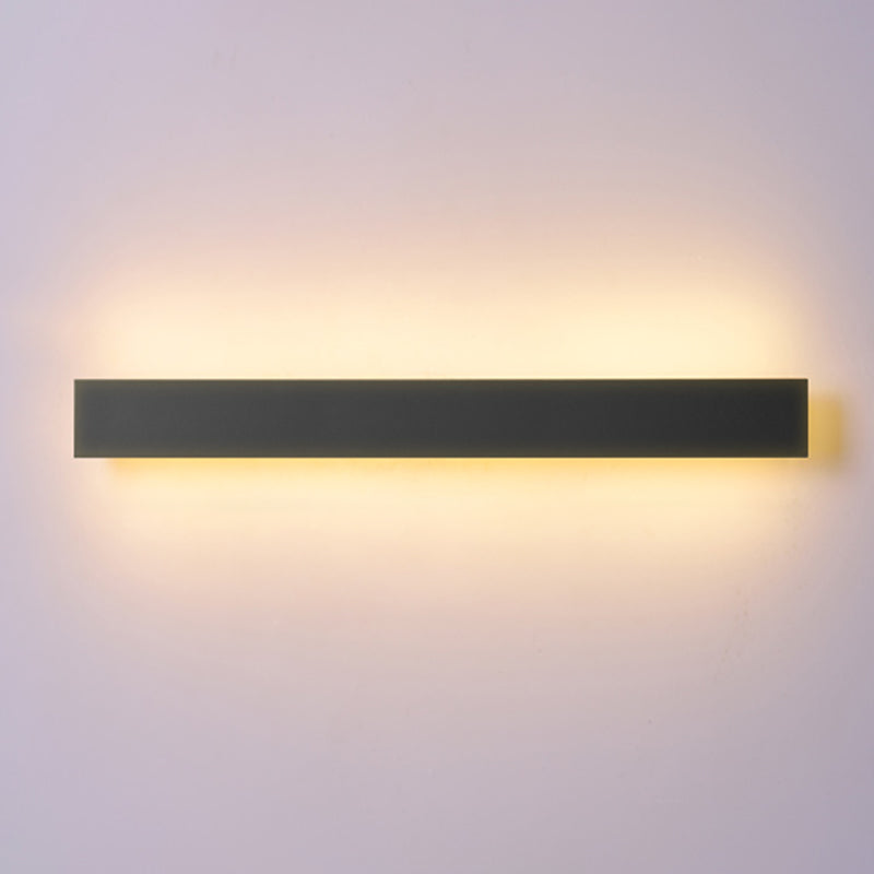 Moderna Minimalista Estilo Lineal Plan de apliques de luz Light Iron 1