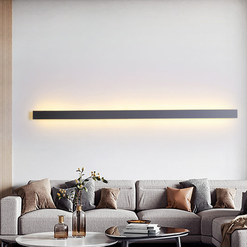 Moderna Minimalista Estilo Lineal Plan de apliques de luz Light Iron 1