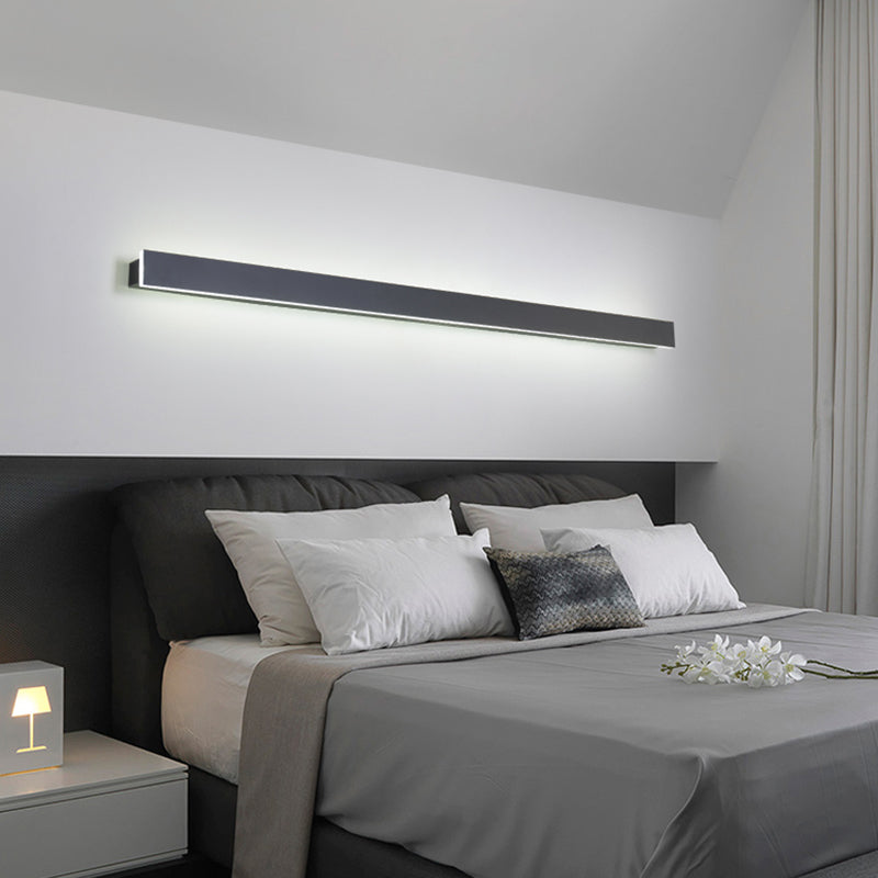 Moderna Minimalista Estilo Lineal Plan de apliques de luz Light Iron 1