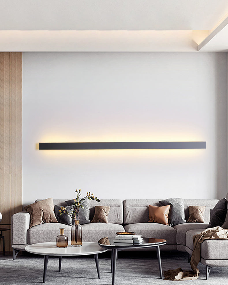 Moderna Minimalista Estilo Lineal Plan de apliques de luz Light Iron 1